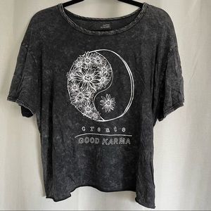 Good Karma Tshirt Dark Gray
